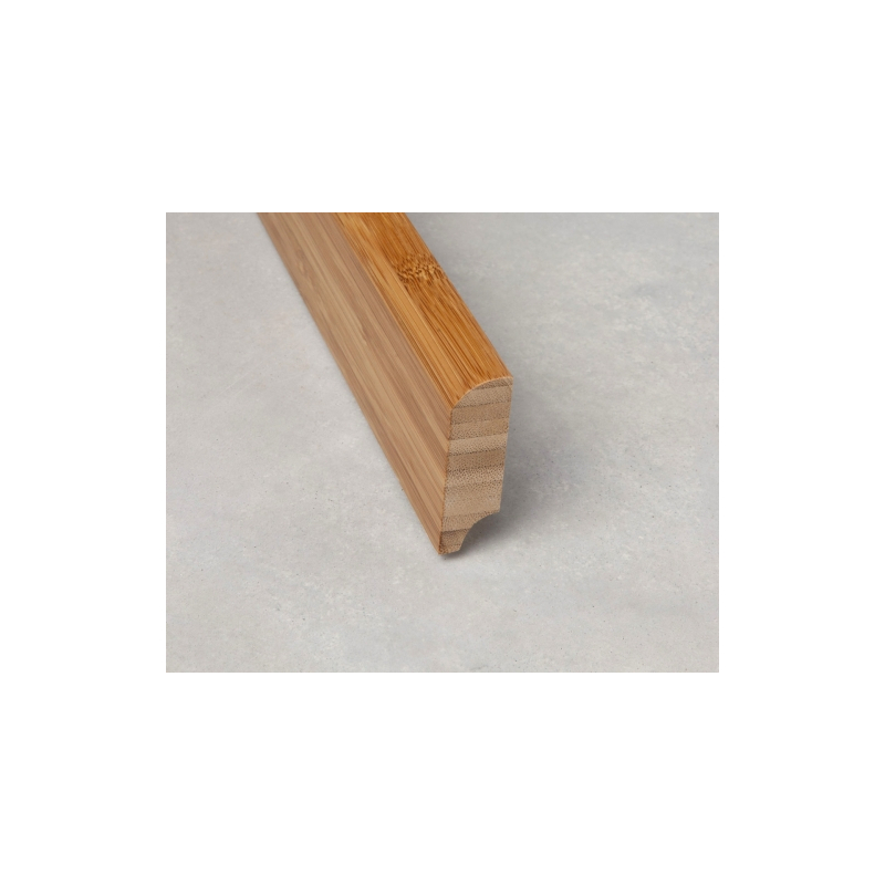 Plinthe massive vernie - vertical caramel 2000x50x15 mm - Moulures