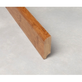 Plinthe massive vernie - horizontal caramel 2000x50x15 mm - Moulures