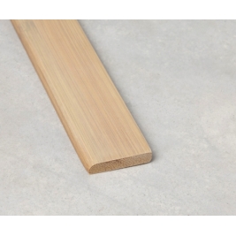 Chant plat MPB50202 - horizontal blanchi 2000x25x5 mm - Moulures