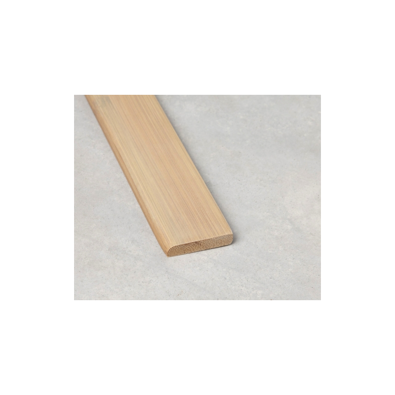 Chant plat MPB50202 - horizontal blanchi 2000x25x5 mm - Moulures