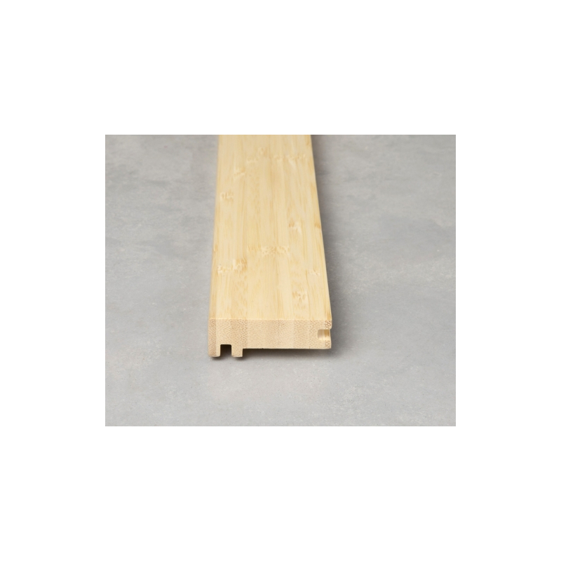 Nez de marche MPB50302 - vertical naturel 2000x50x10/15 mm - Moulures