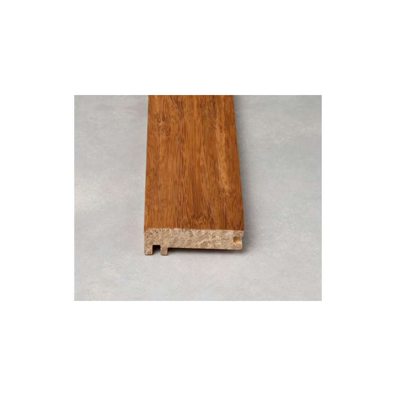 Nez de marche MPB50305 - densifié caramel 1830x50x10/15 mm - Moulures