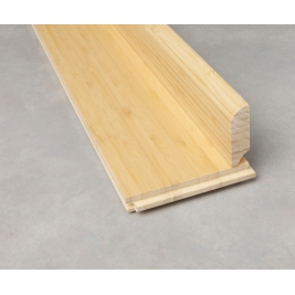 Plinthe massive vernie - vertical naturel 2000x50x15 mm - Moulures