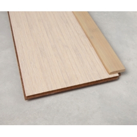 Chant plat MPB50202 - horizontal blanchi 2000x25x5 mm - Moulures